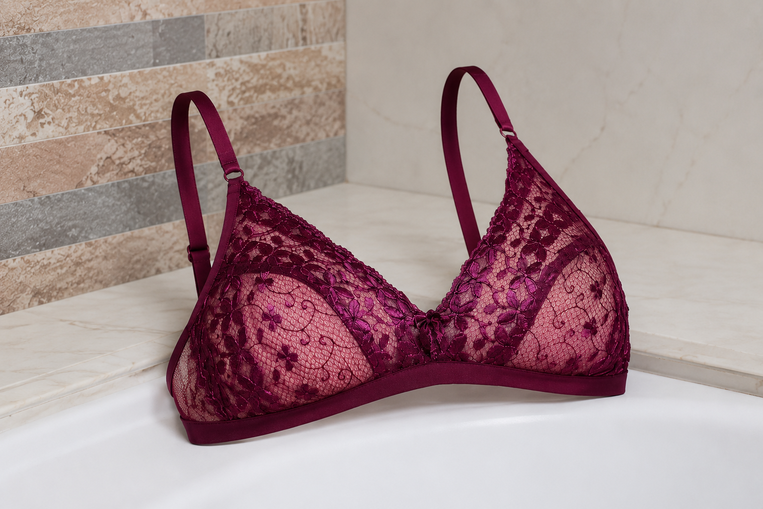 Luna Silk Bralette